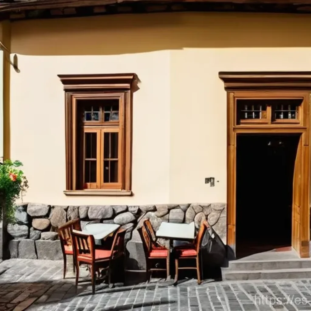 조지아에서 추천하는 액티비티 - **Prompt:** A picturesque, vibrant scene of Tbilisi's historic Old Town on a pleasant afternoon. The...