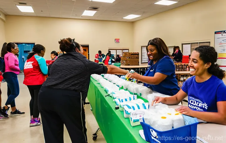 조지아의 자연 재해 대응 방식 - Image Prompt 1: Community Preparedness in Georgia**