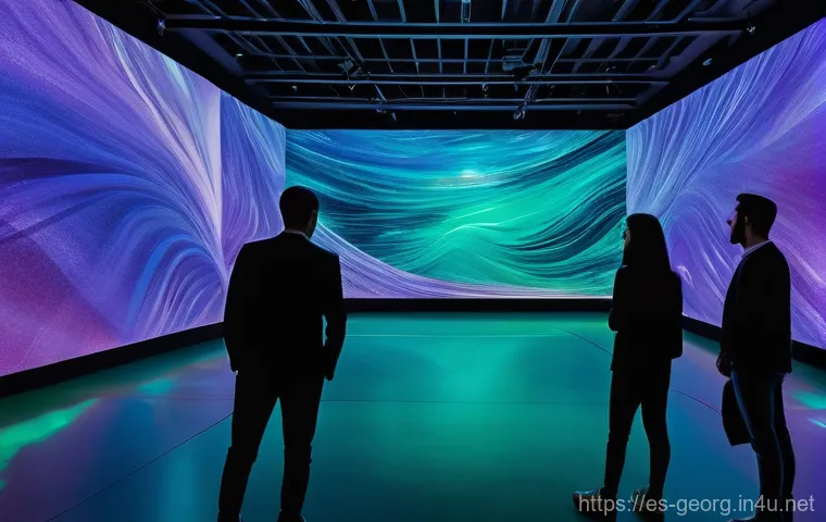 조지아 현대 미술관 - Prompt 1: Immersive Digital Art Experience**