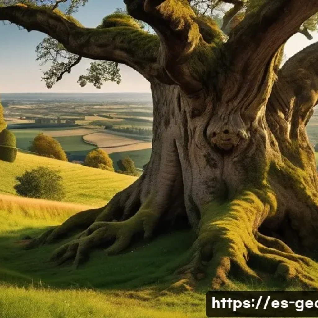 조지아와 러시아의 현대적 관계 - **Prompt 1: Entangled Roots of History**
"A majestic, ancient oak tree with deep, gnarled roots ...