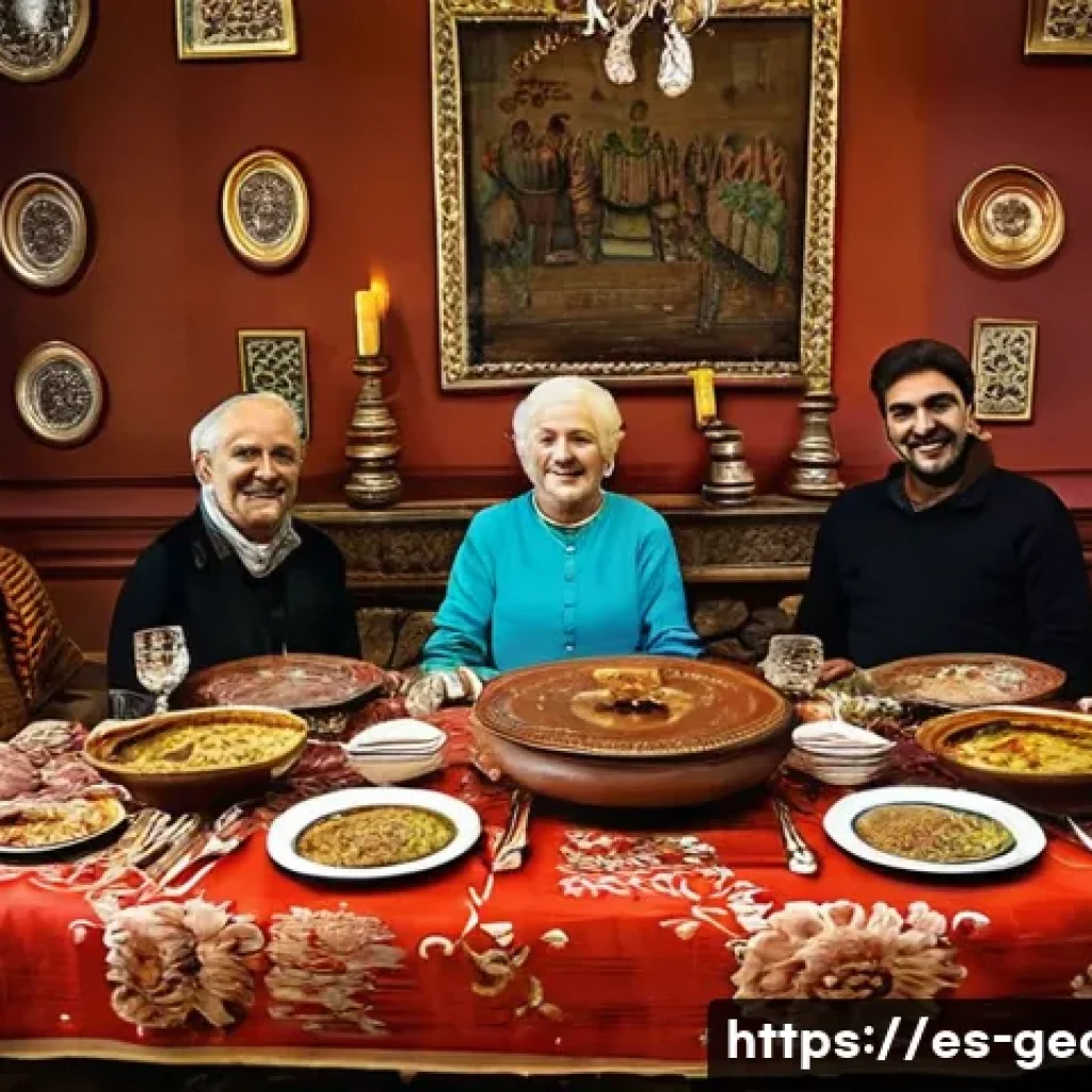 조지아의 가족 문화 - **Prompt 1: The Warmth of Georgian Hospitality at a Family Supra**
"A vibrant and heartwarming s...
